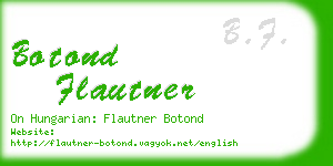 botond flautner business card